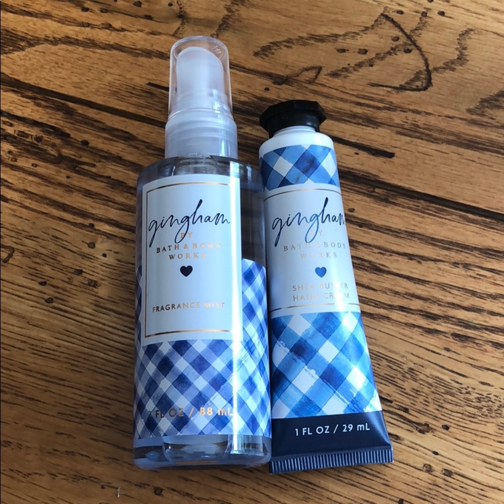 Bath & Body Works Gingham fragrance & hand cream